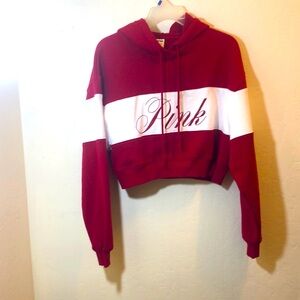 NWOT Pink Victoria Secret Hoodie Sportswear  XS.